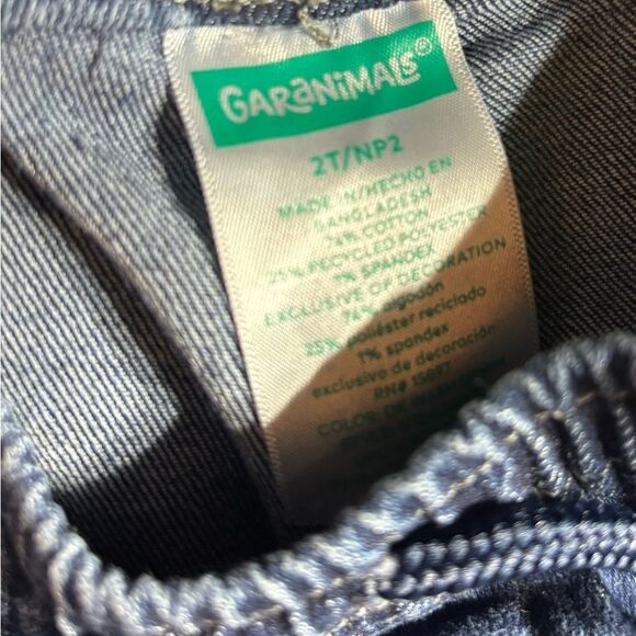 Garanimals Blue Jeans Shorts Size 2T Excellent Preloved Condition - Picture 3 of 3